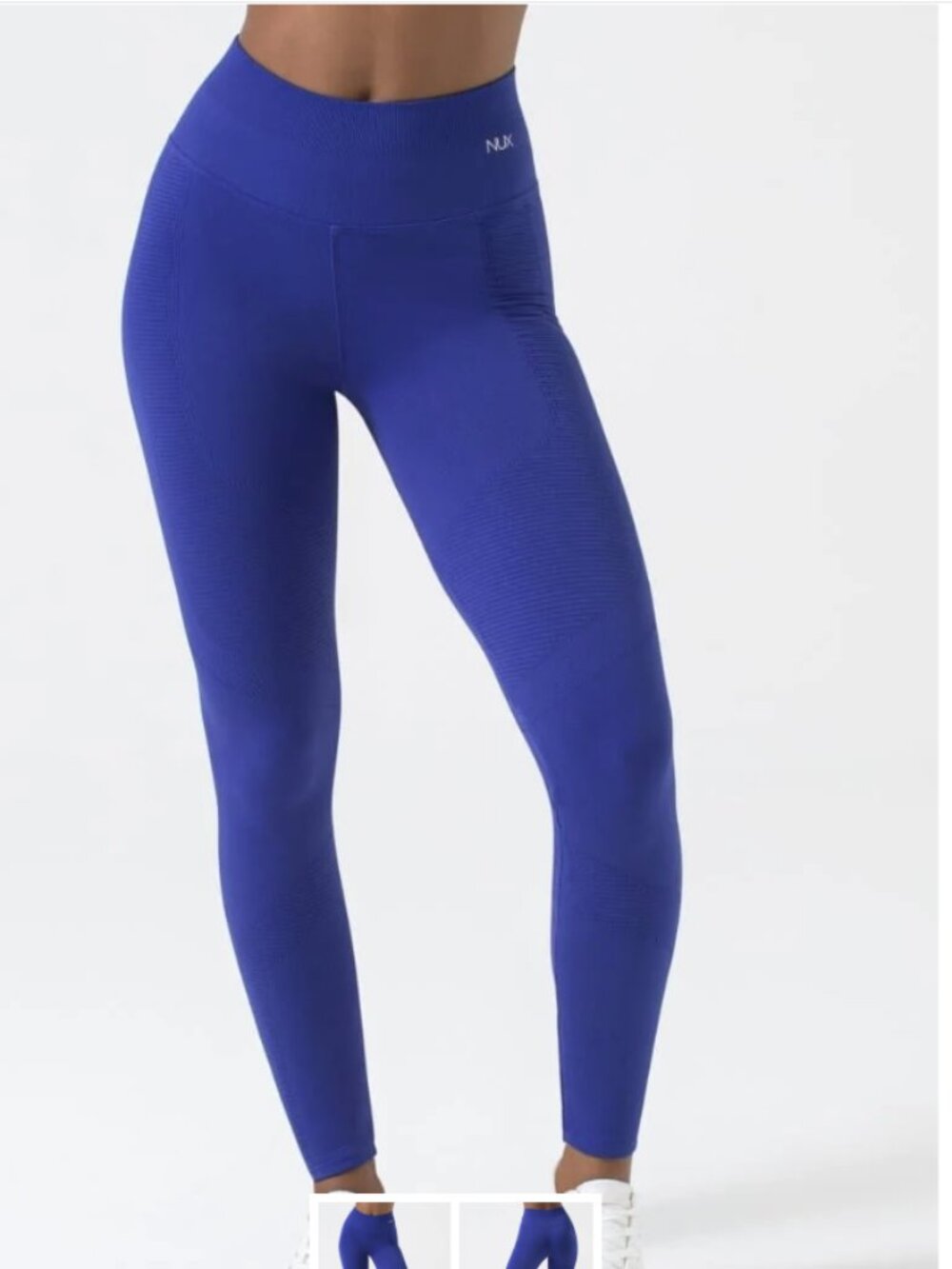 Nux Active One By One Compression Legging Deep Ocean Size Medium